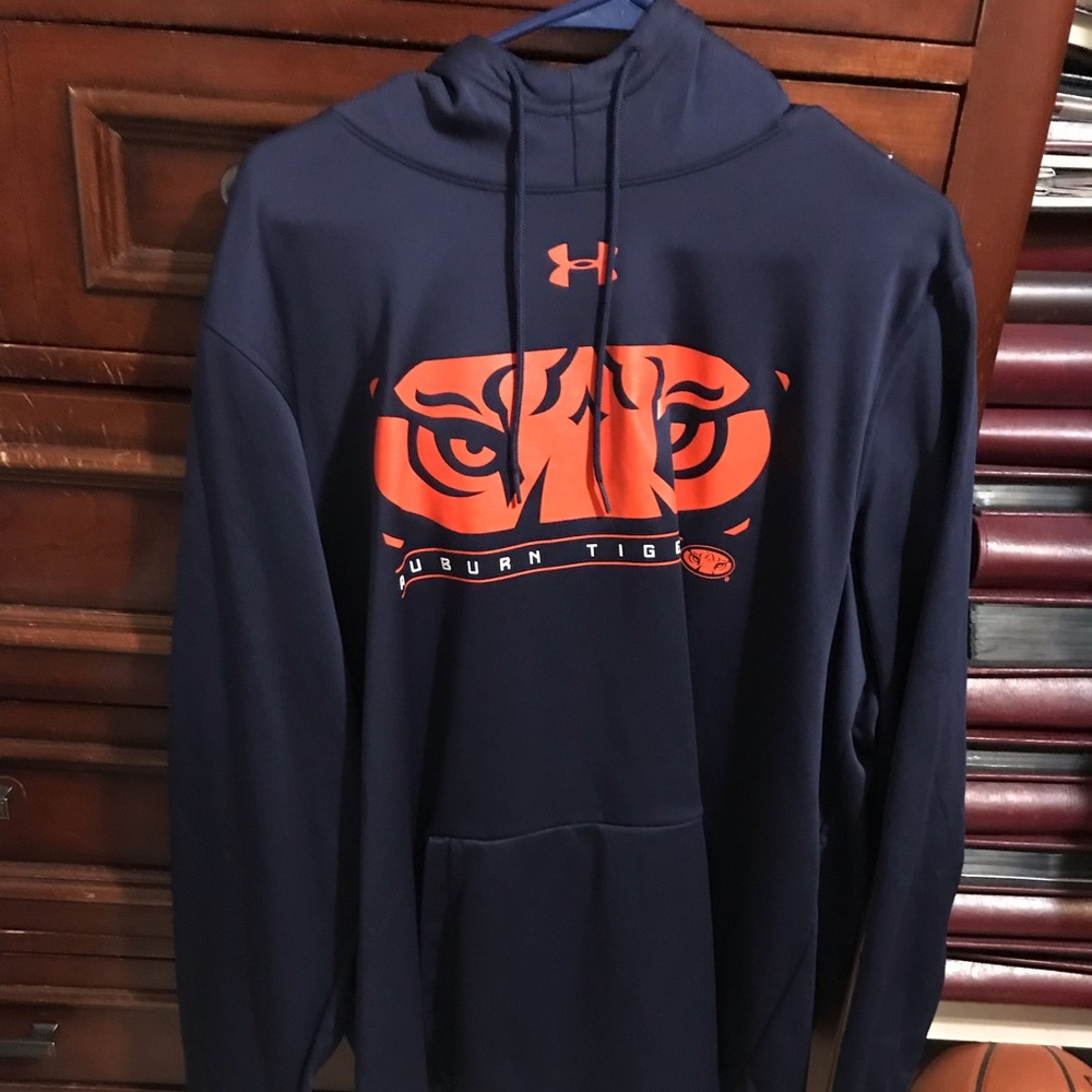 Auburn University Under Armor Tiger Eye Hoodie Size 2XL Perfect Condition